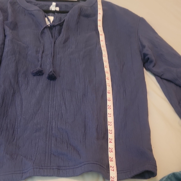 Aerie Blue Lightweight Shirt Jacket - Picture 7 of 8